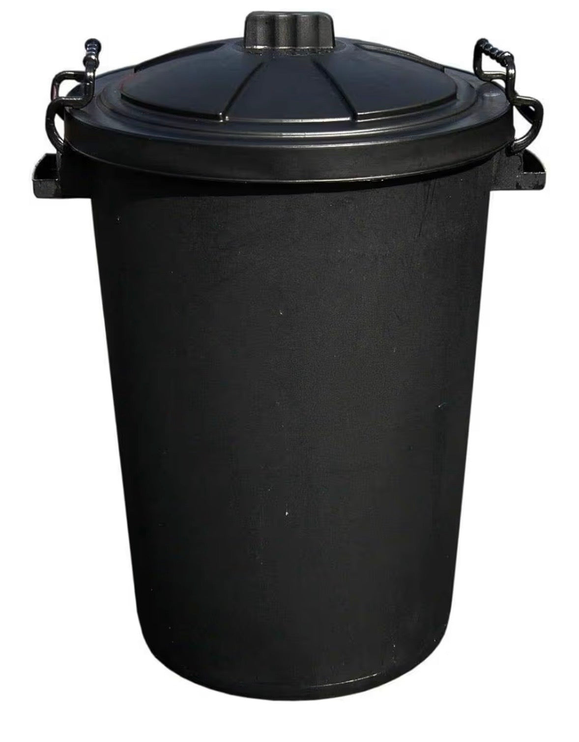 Black 50 Litre Extra Large Heavy Duty Plastic Bin Dustbin