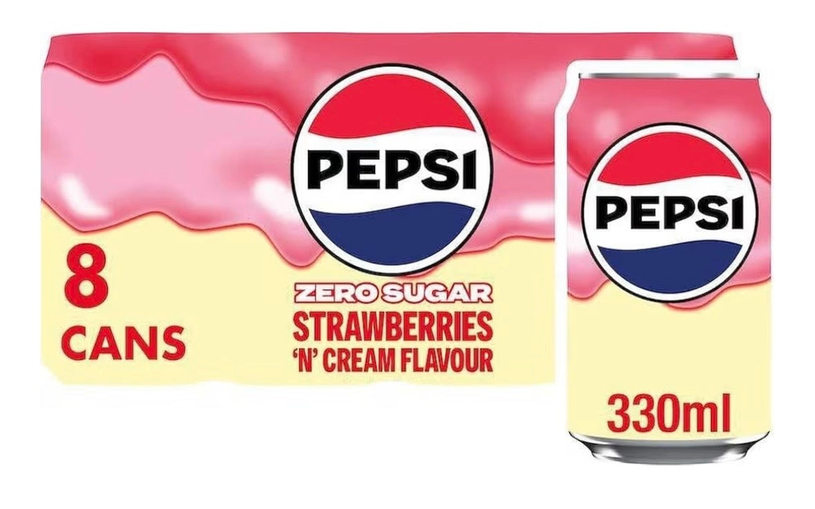 Pepsi Treats Strawberries & Cream