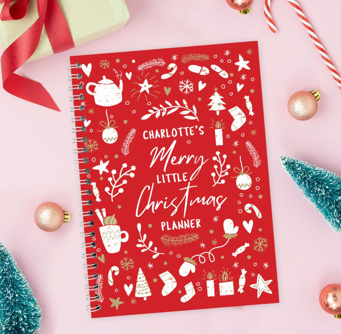 Personalised Christmas A5 Planner