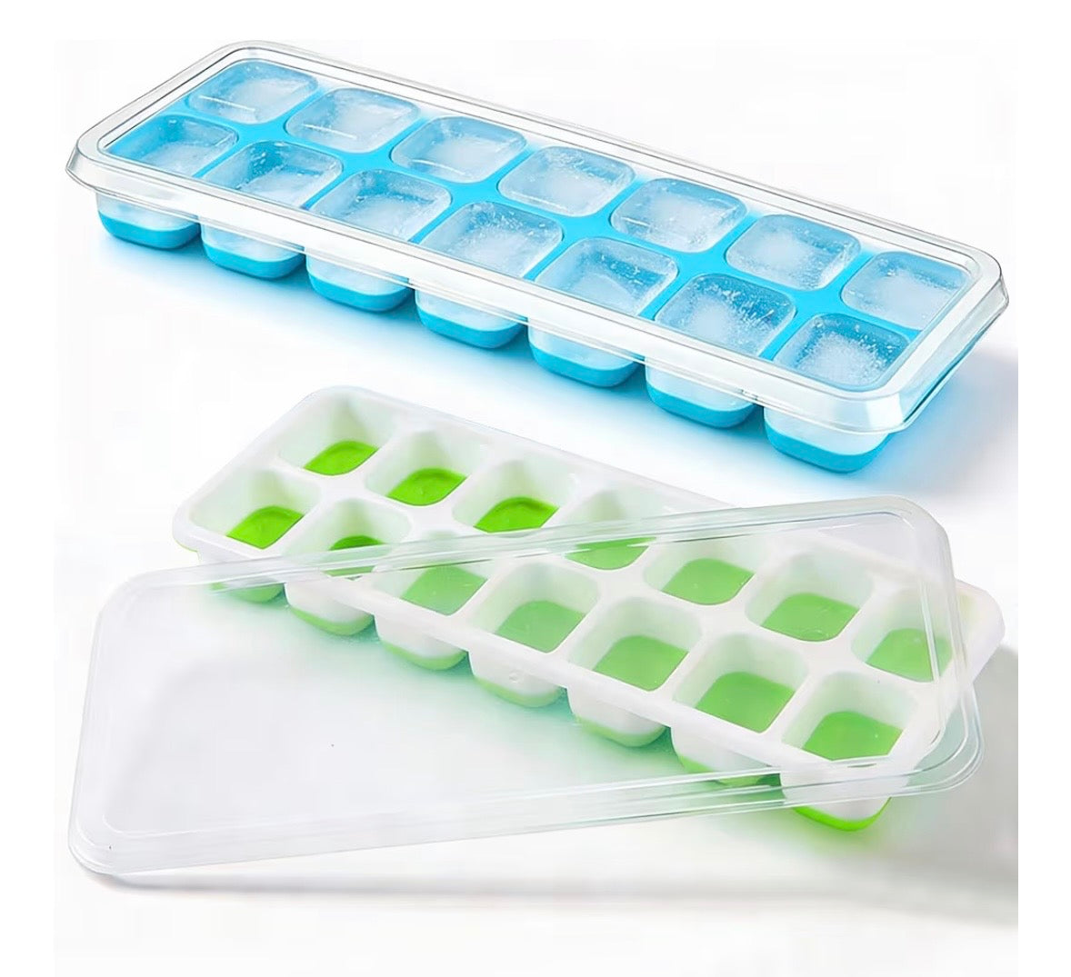 Silicone Ice Cube Tray with Lid