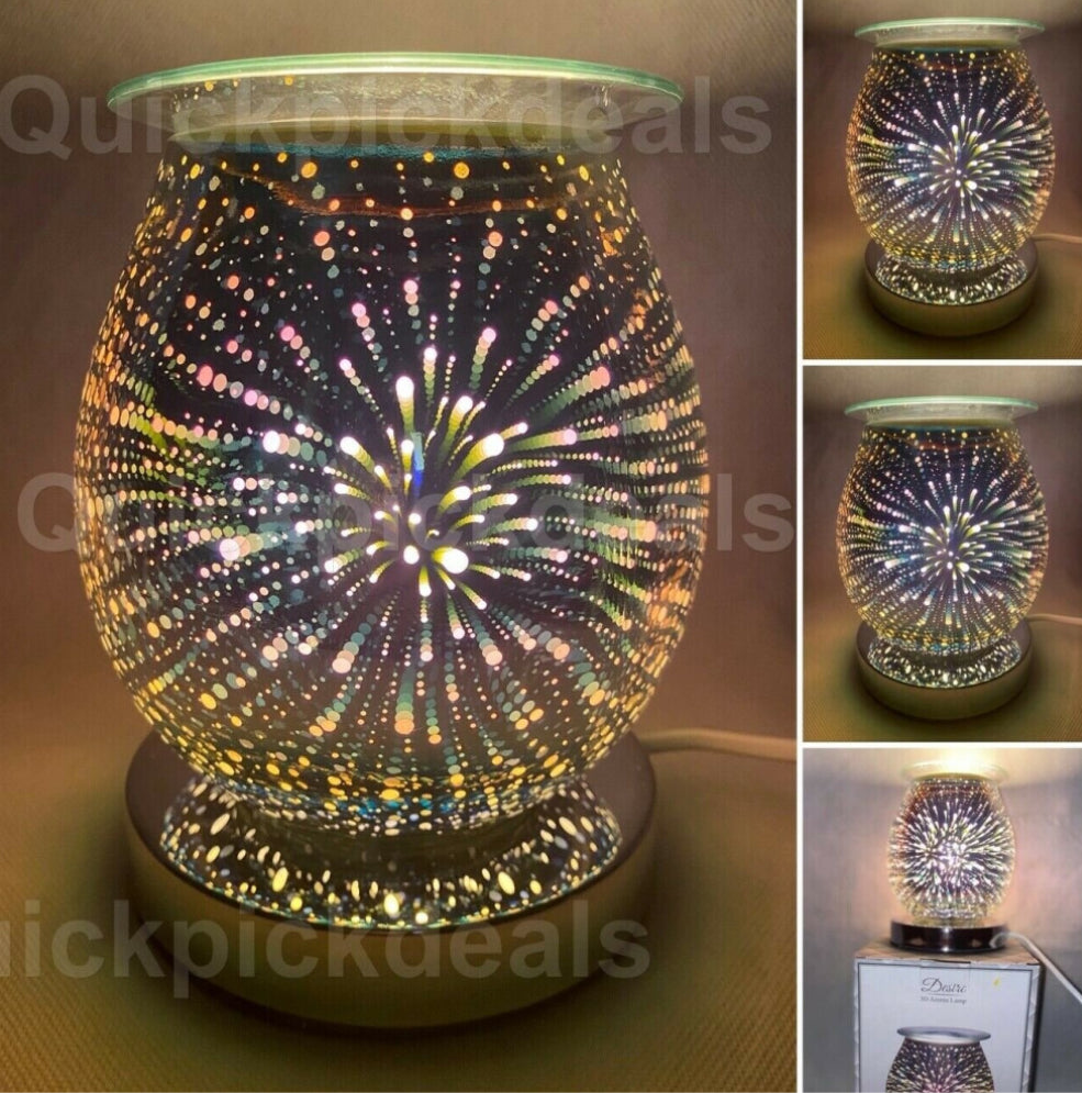 Starburst Wax Melter LED Touch Lamp