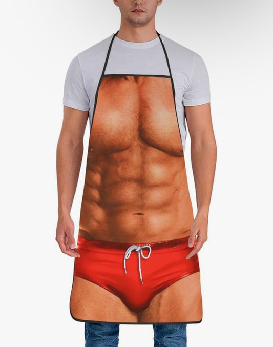 Funny Muscle Man Aprons