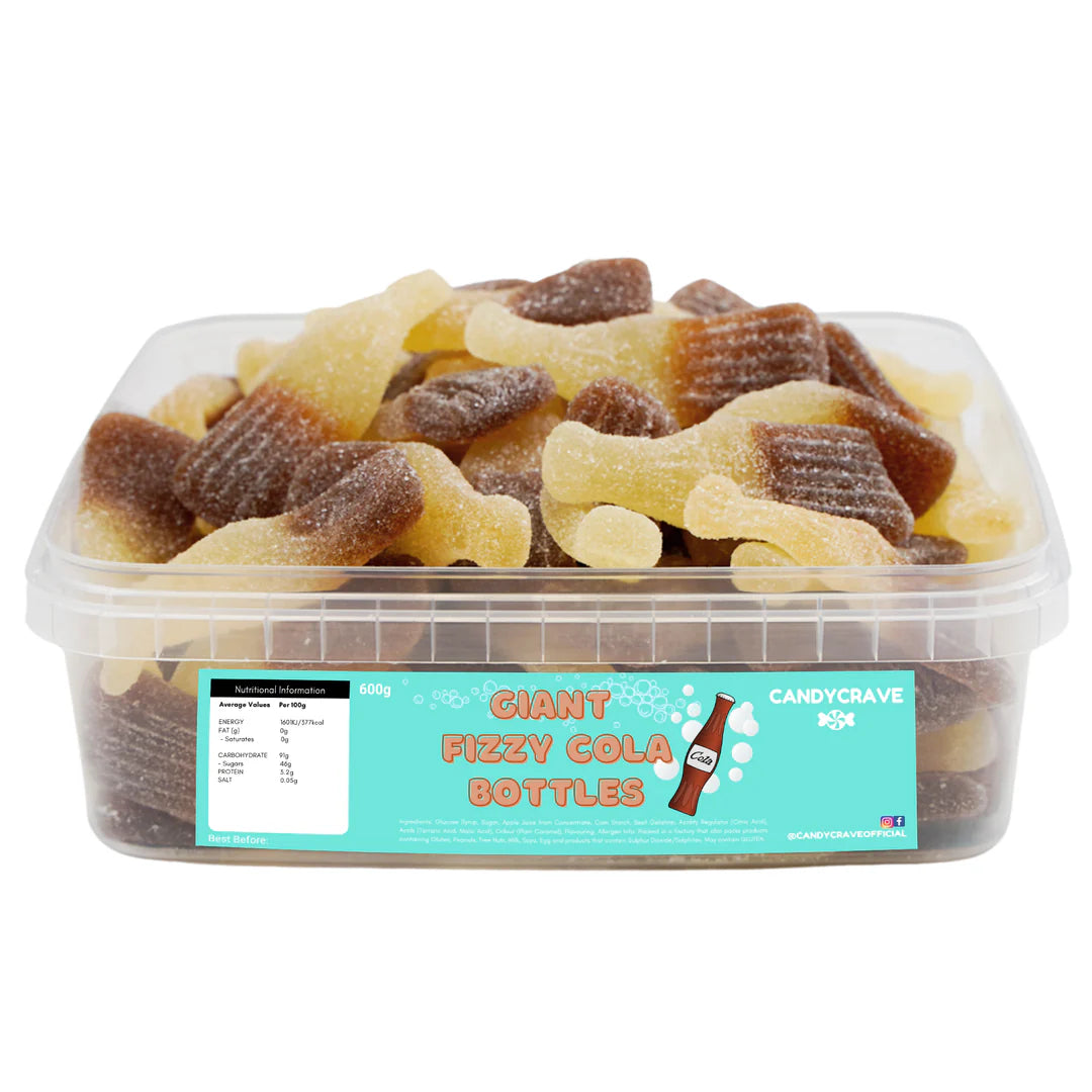 Giant Fizzy Cola Bottles Tub