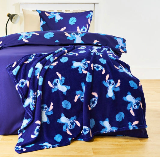Alien Printed Throw - Blue