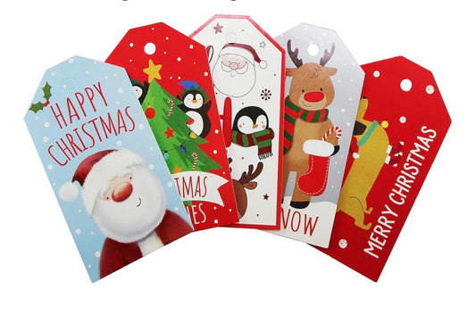 Gift Tags Christmas Xmas Pack of 40