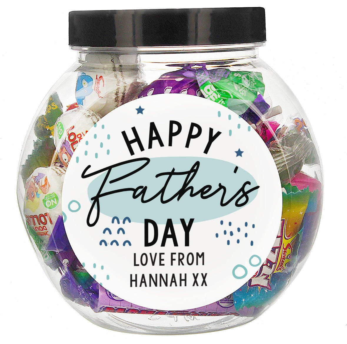 Personalised Father's Day Sweet Jar