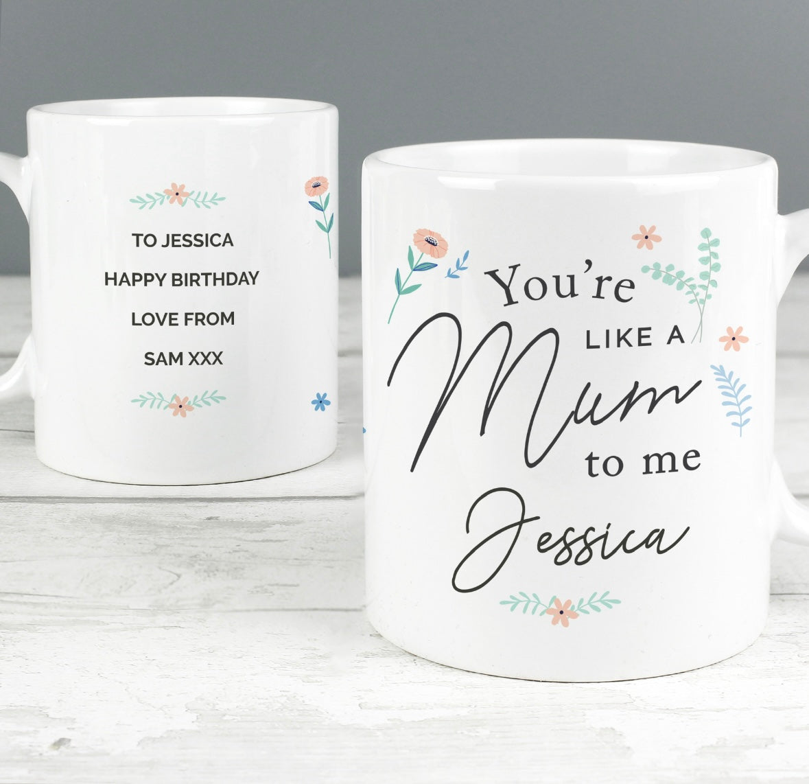 Personalised You're Like A Mum To Me Mug