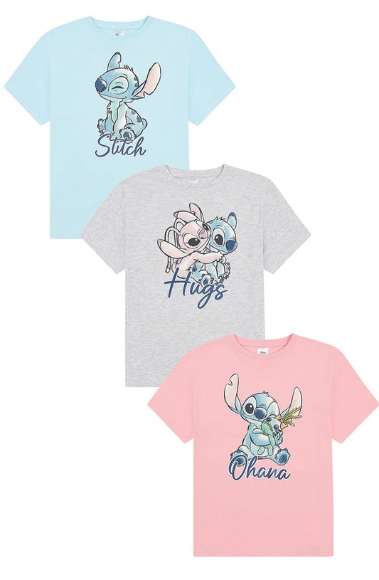 Girls T-Shirts 3 Pack Kids