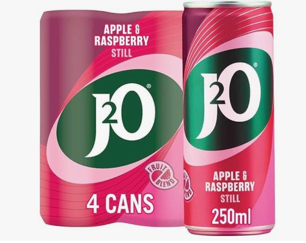 J2o Apple & Raspberry Cans
