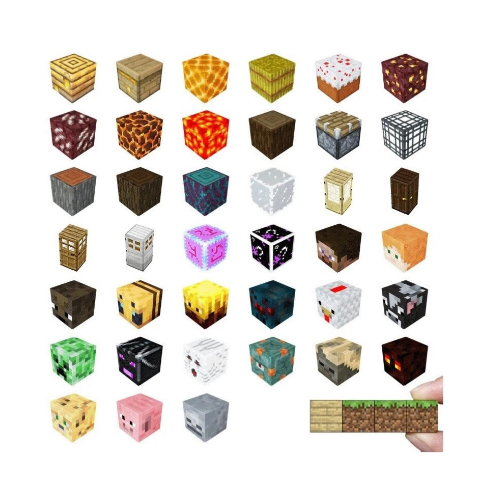 100Pcs/Set Minecraft Magnetic Building Blocks