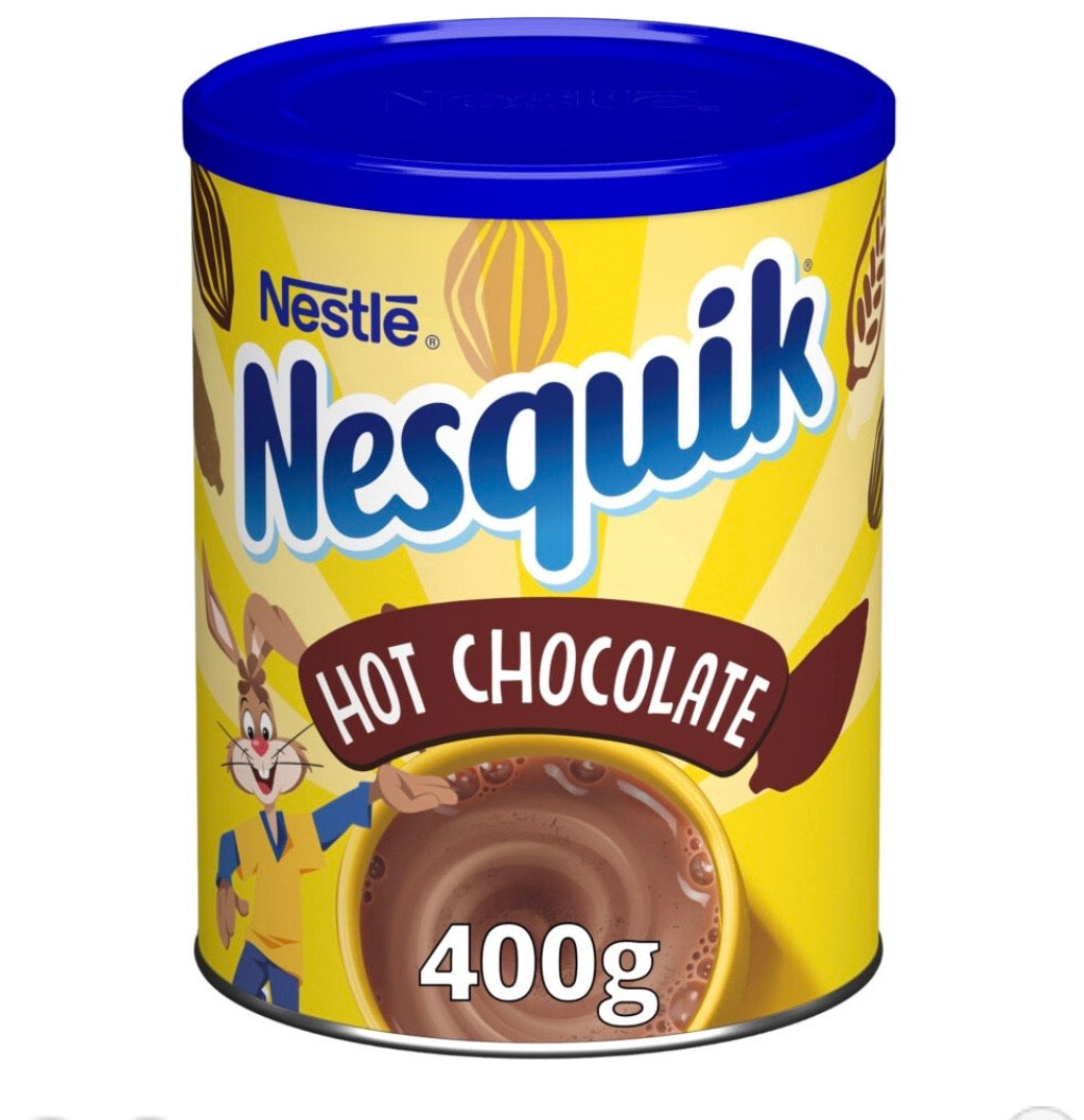 Nesquik Hot Chocolate Drink Mix Powder, 400 g Tin