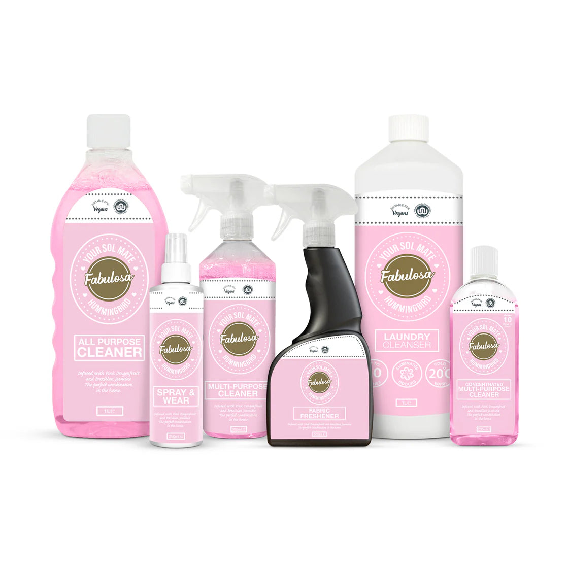 Your Sol Mate Hummingbird Home Cleaning Bundle 6 Piece