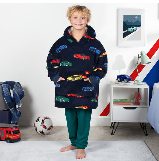 Cars Hoodie Blanket