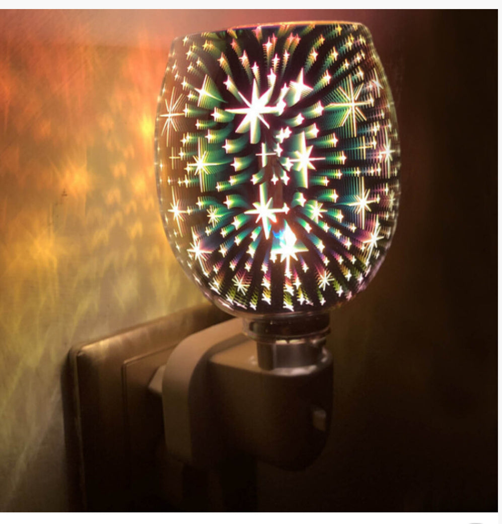 3D Electric Plug In LED  Lamps Burner Wax Warmer