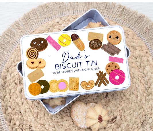 Personalised Biscuits Treat Tin