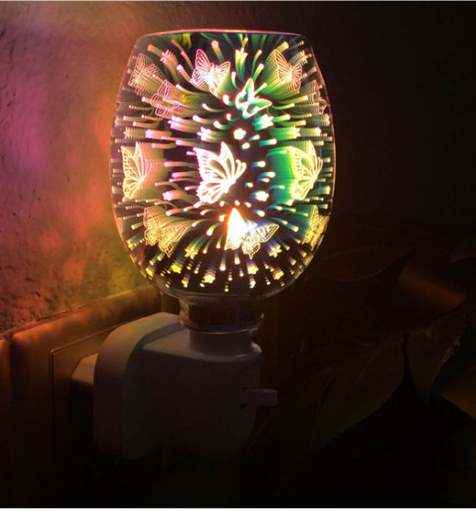 3D Electric Plug In LED  Lamps Burner Wax Warmer