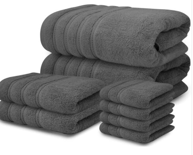 8 Piece Towel Bale Set 100% Egyptian Cotton