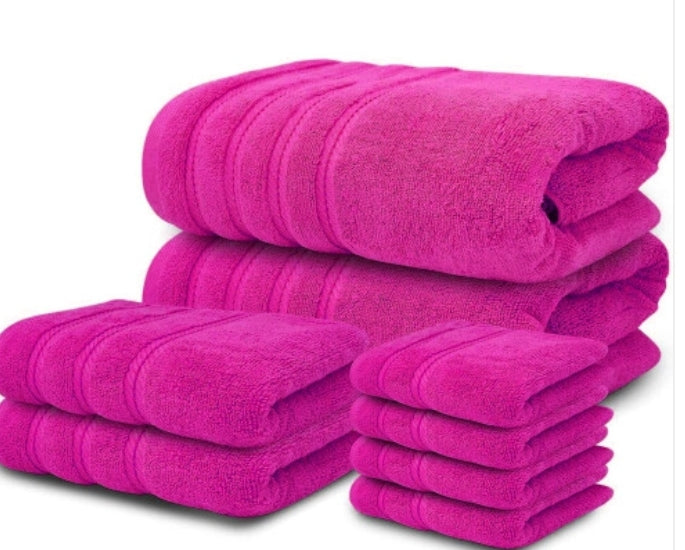 8 Piece Towel Bale Set 100% Egyptian Cotton