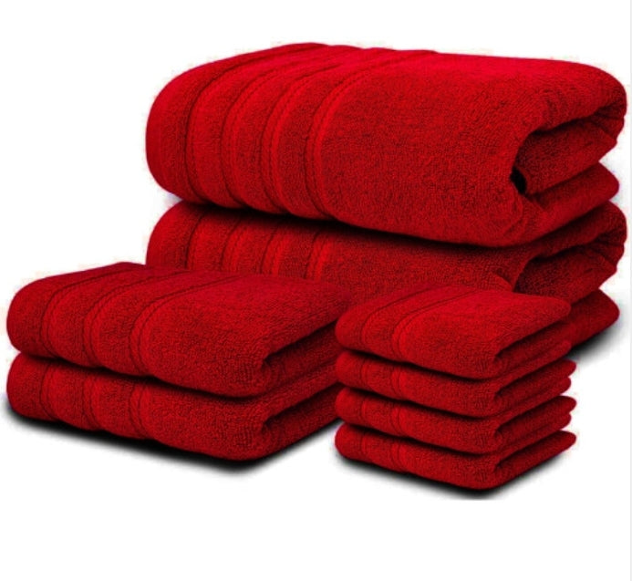 8 Piece Towel Bale Set 100% Egyptian Cotton