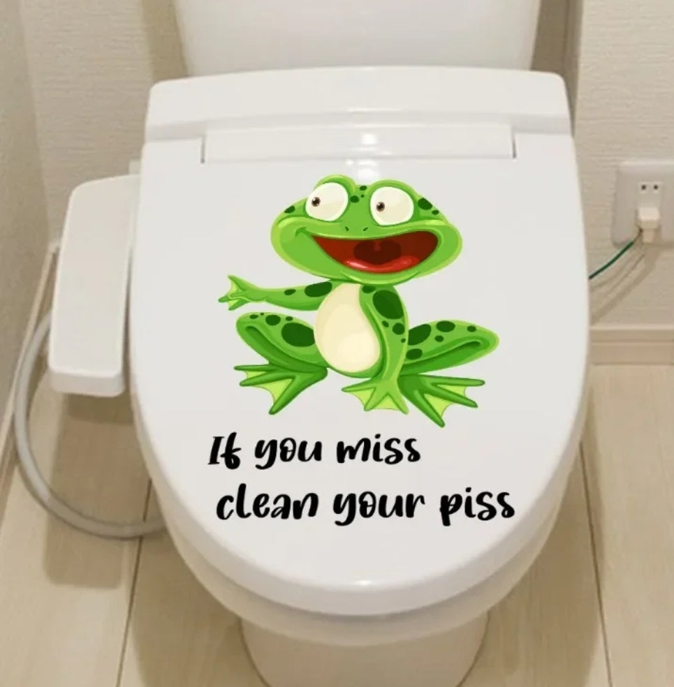 Toilet stickers