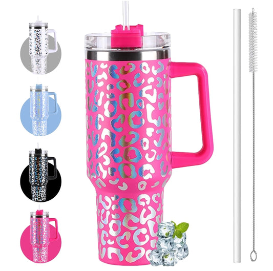 40oz pattern stainless steel bottle