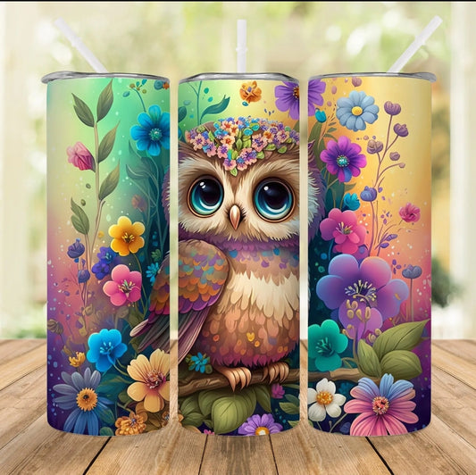 20oz Owl  tumbler