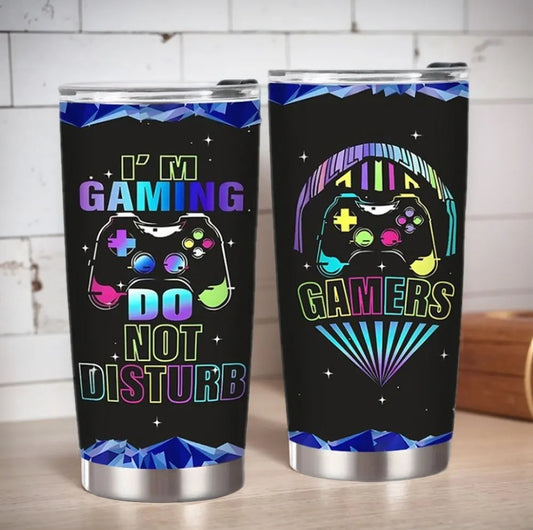 20oz Gamers insulated mug