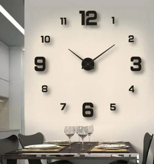 Clock wall stickers