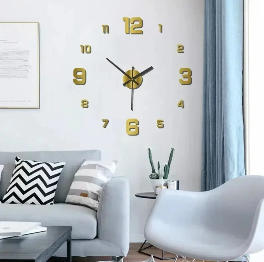 Clock wall stickers