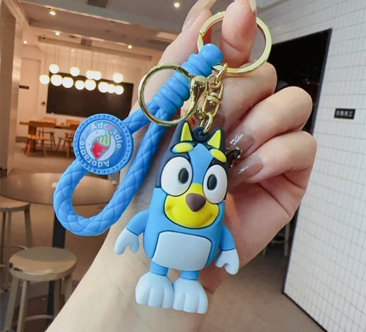 Blue Dog Keyring