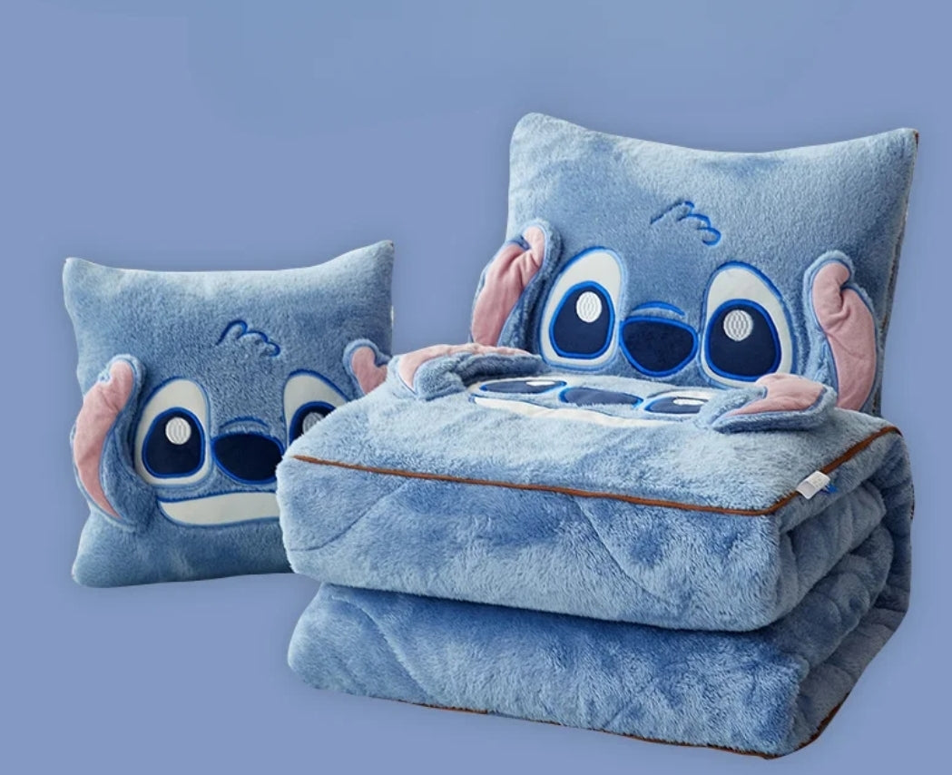 Blue Alien Pillow/Throw