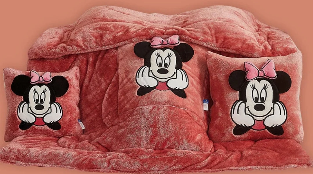 Girl Mouse Pillow/Throw