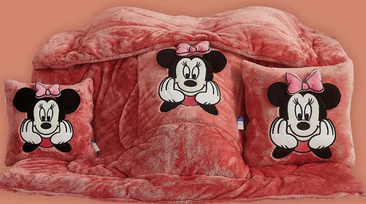Girl Mouse Pillow/Throw