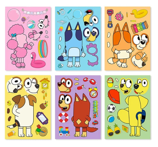 6pc stickers