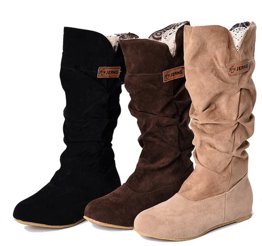 Mid-Calf Tube Boots