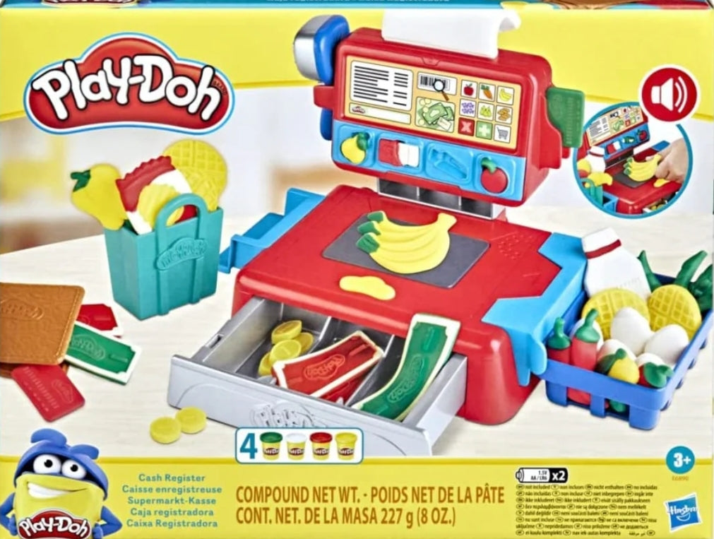 Play-Doh Cash Register with Fun Sounds Play Food & Accessories