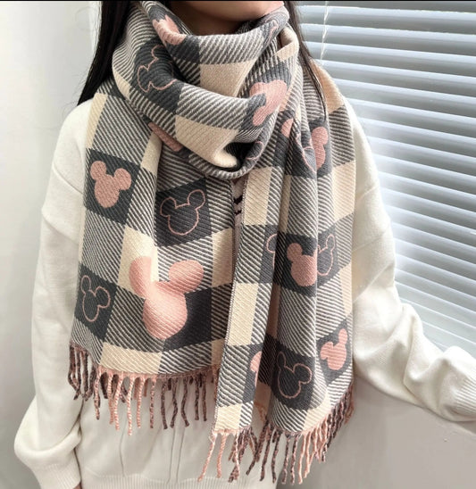 Mouse Print Scarf