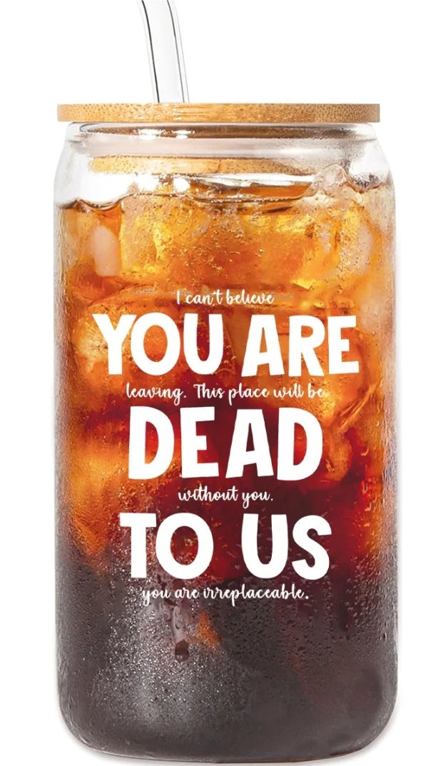 Farewell Gift 16oz Glass