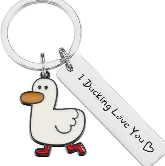 Ducking Love You Keyring
