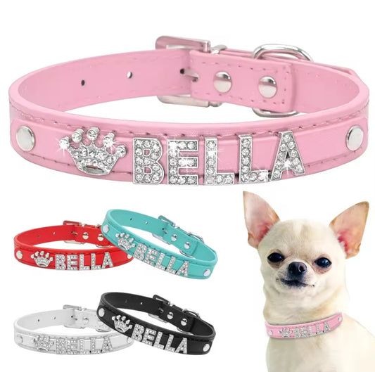Bling Personalised Dog Collar