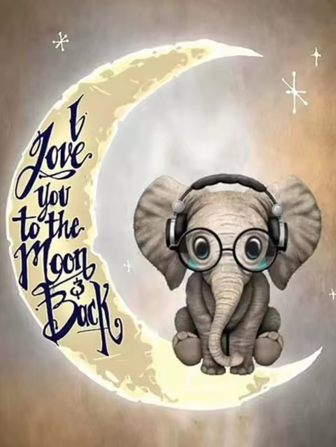 Elephant Love You To The Moon