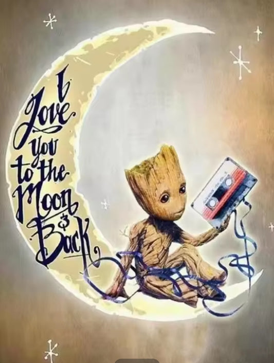 Love You To The Moon Groot