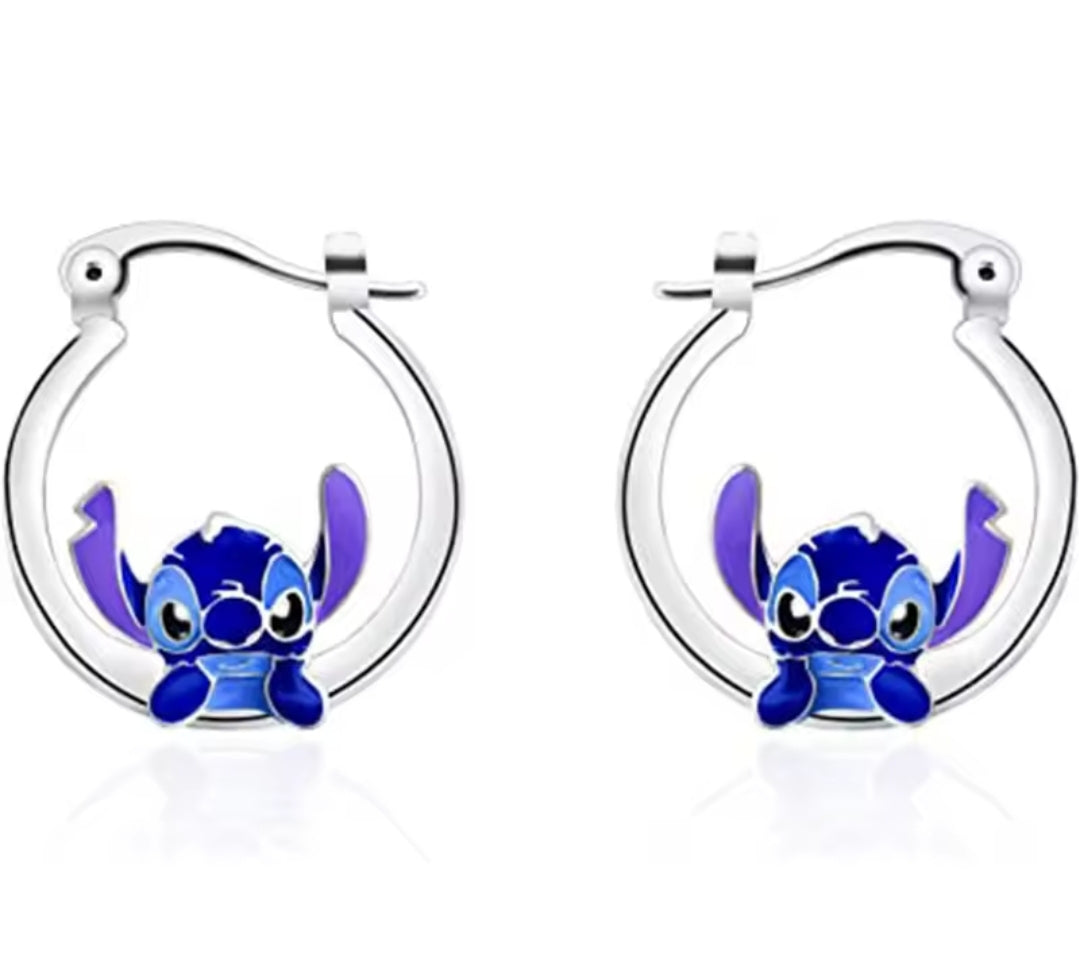 Alien Hoop Earrings