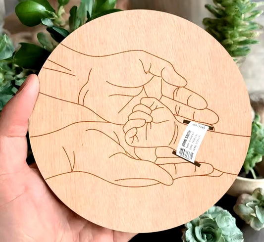 Hospital band memory plaque