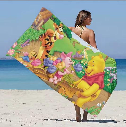 Pooh Bear Beach Towel