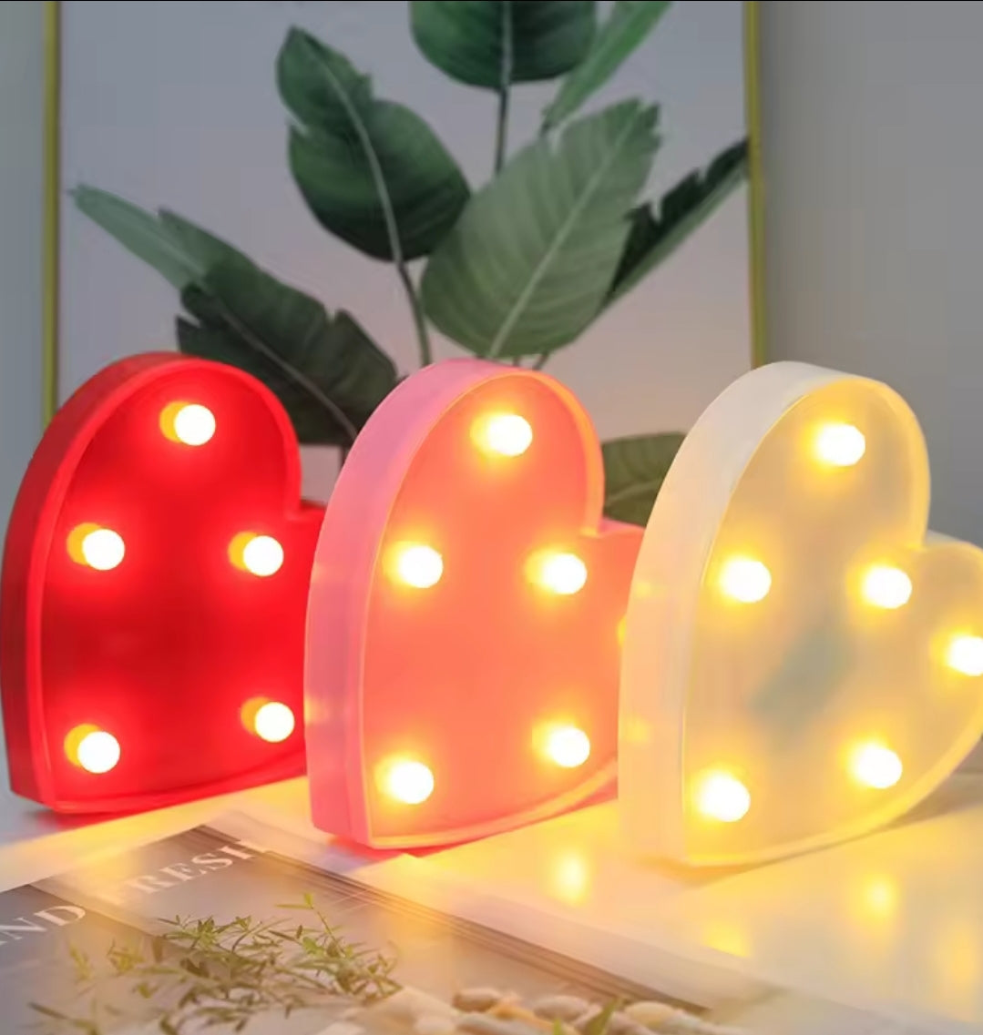 LED Heart Lamp