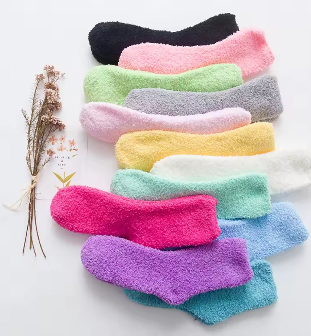 5 Pairs Bed Socks Assorted