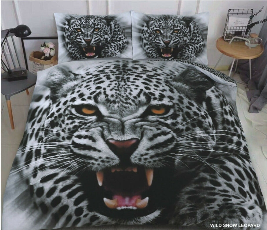 Snow Leopard Duvet Set