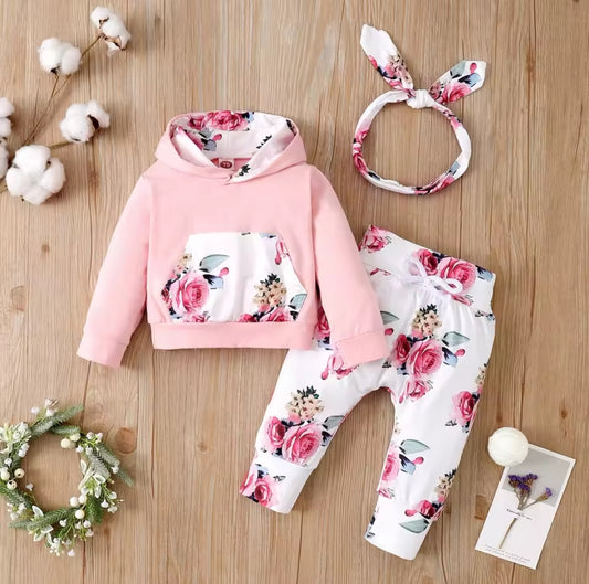 3pc Set Baby Girl Outfit