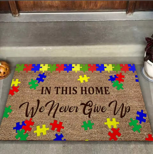Autism Awareness Doormat
